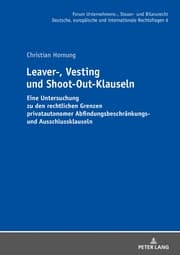 Cover von Leaver-, Vesting- und Shoot-Out-Klauseln