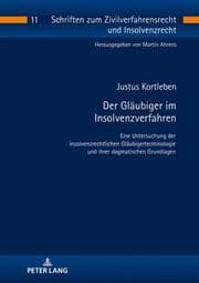 Cover von Der Gläubiger im Insolvenzverfahren