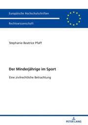 Cover von Der Minderjährige im Sport