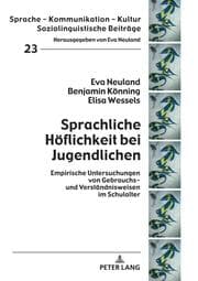 Cover von Sprachliche Höflichkeit bei Jugendlichen