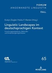 Cover von Linguistic Landscapes im deutschsprachigen Kontext