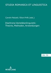 Cover von Diachrone Varietätenlinguistik: Theorie, Methoden, Anwendungen