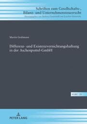 Cover von Differenz- und Existenzvernichtungshaftung in der Aschenputtel-GmbH