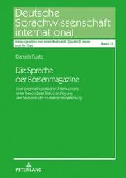 Cover von Die Sprache der Börsenmagazine