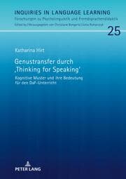 Cover von Genustransfer durch 'Thinking for Speaking'