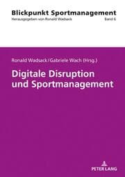 Cover von Digitale Disruption und Sportmanagement