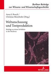 Cover von Weltanschauung und Textproduktion