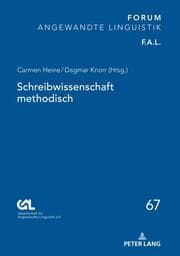 Cover von Schreibwissenschaft methodisch