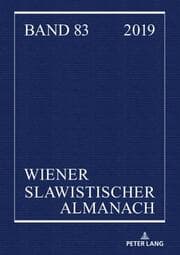Cover von Wiener Slawistischer Almanach Band 83/2019