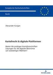 Cover von Kartellrecht & digitale Plattformen