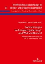 Cover von Entwicklungen im Energieregulierungs- und Wirtschaftsrecht