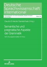 Cover von Semantische und pragmatische Aspekte der Grammatik