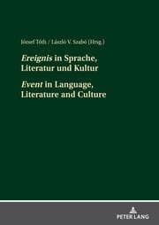 Cover von 'Ereignis' in Sprache, Literatur und Kultur 'Event' in Language, Literature and Culture