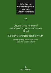 Cover von Solidarität im Gesundheitswesen