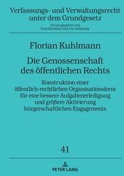 Cover von Die Genossenschaft des öffentlichen Rechts