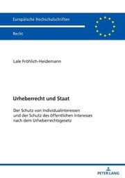Cover von Urheberrecht und Staat