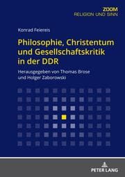 Cover von Philosophie, Christentum und Gesellschaftskritik in der DDR