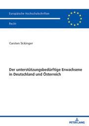Cover von Der unterstützungsbedürftige Erwachsene in Deutschland und Österreich