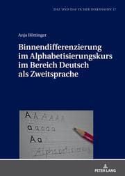 Cover von Binnendifferenzierung im Alphabetisierungskurs im Bereich Deutsch als Zweitsprache