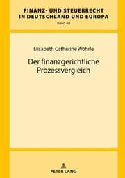 Cover von Der finanzgerichtliche Prozessvergleich