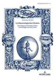 Cover von Lyrikpoetologisches Denken