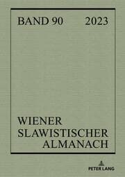 Cover von Wiener Slawistischer Almanach Band 90/2023