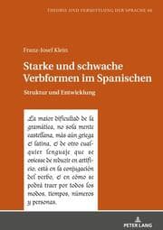 Cover von Starke und schwache Verbformen im Spanischen