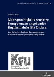 Cover von Mehrsprachigkeits-sensitive Kompetenzen angehender Englischlehrkräfte fördern