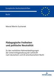 Cover von Pädagogische Freiheiten und politische Neutralität