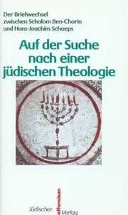 Cover von Auf der Suche nach einer jüdischen Theologie