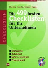 Cover von Die 499 besten Checklisten für Ihr Unternehmen