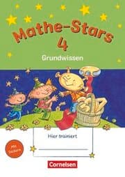 Cover von Mathe-Stars - Grundwissen - 4. Schuljahr
