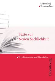 Cover von Texte zur Neuen Sachlichkeit