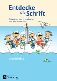 Cover von Entdecke die Schrift - Schreiben und Lesen lernen mit Hilfe des Bärenboots