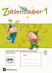 Cover von Zahlenzauber - Mathematik für Grundschulen - Ausgabe Bayern 2014 - 1. Jahrgangsstufe