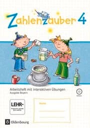 Cover von Zahlenzauber - Mathematik für Grundschulen - Ausgabe Bayern 2014 - 4. Jahrgangsstufe