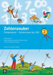 Cover von Zahlenzauber - Mathematik für Grundschulen - Förderkarteien zu den Ausgaben E, G,H, M,S und 2016 - 2. Schuljahr
