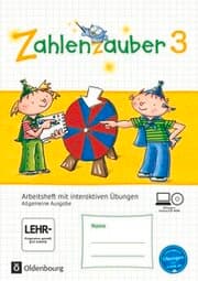 Cover von Zahlenzauber - Mathematik für Grundschulen - Allgemeine Ausgabe 2016 - 3. Schuljahr