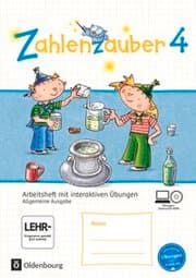Cover von Zahlenzauber - Mathematik für Grundschulen - Allgemeine Ausgabe 2016 - 4. Schuljahr