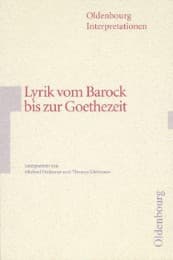 Cover von Lyrik vom Barock bis zur Goethezeit