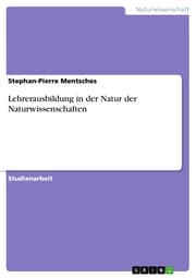 Cover von Lehrerausbildung in der Natur der Naturwissenschaften