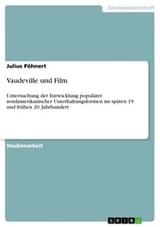 Cover von Vaudeville und Film