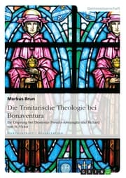 Cover von Die Trinitarische Theologie bei Bonaventura