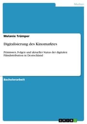 Cover von Digitalisierung des Kinomarktes