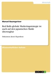 Cover von Red Bulls globale Marketingstrategie ist auch auf den japanischen Markt übertragbar
