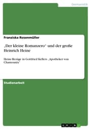 Cover von 'Der kleine Romanzero' und der große Heinrich Heine