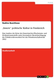 Cover von 'Innere' politische Kultur in Frankreich