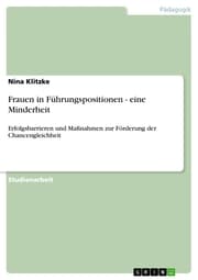 Cover von Frauen in Führungspositionen - eine Minderheit
