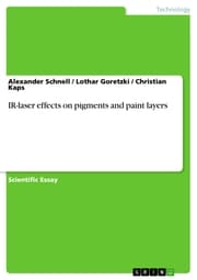 Cover von IR-laser effects on pigments and paint layers
