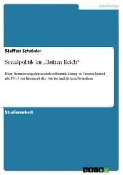 Cover von Sozialpolitik im 'Dritten Reich'